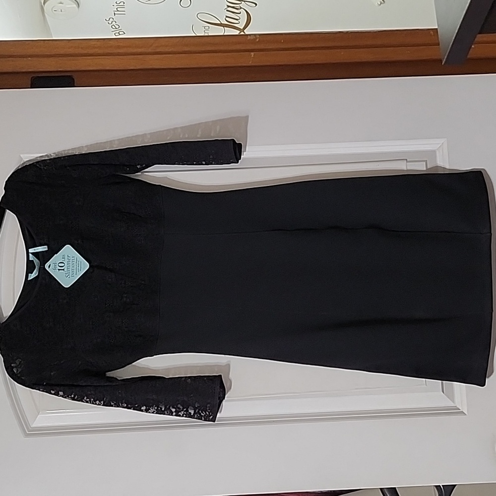 Black slimming dress